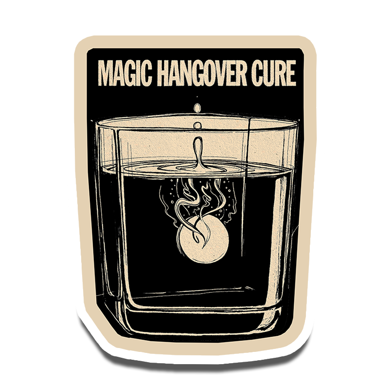 Magic Hangover Cure Sticker